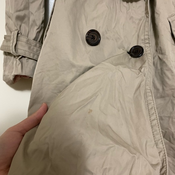 Banana Republic Trench Coat with Belt - Picture 3 of 3